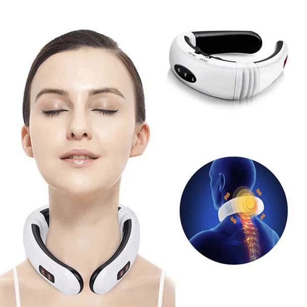 Masajeador Eléctrico para Cuello con Electrodos RelaxingPlus